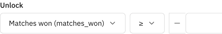 condition field