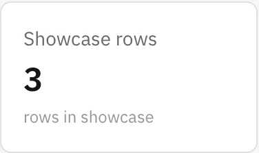 stat widget